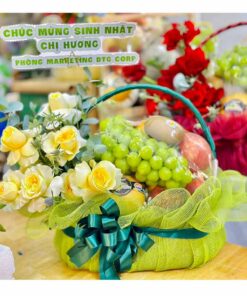 Giỏ trái cây chúc mừng sinh nhật